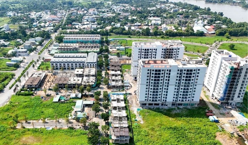 Nhà ở xã hội HUD Chánh Mỹ gồm 6 toà cao 12 tầng với 978 căn hộ